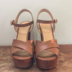 Michael Kors - Sia leather platform heels